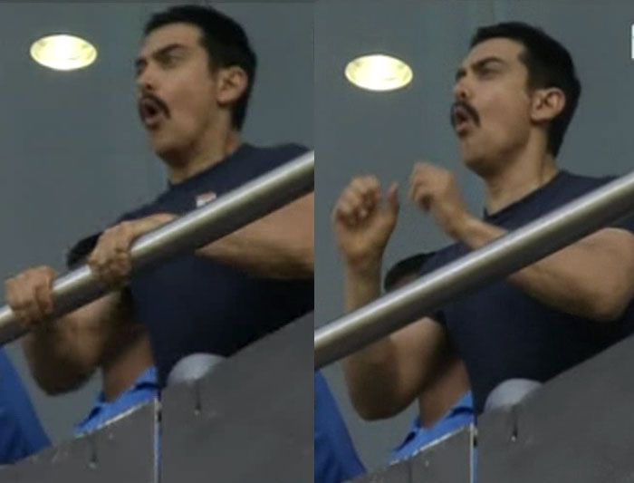 Aamir Khan At India Vs Sri Lanka World Cup Final | Picture 33373